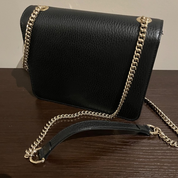 Gucci Black Icon GG Interlocking Small Crossbody Bag - Picture 4 of 6